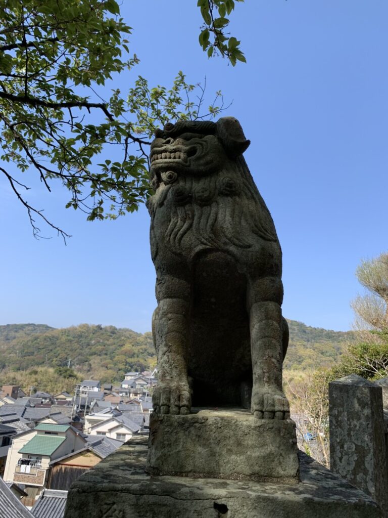 淡路島沼島八幡神社狛犬1