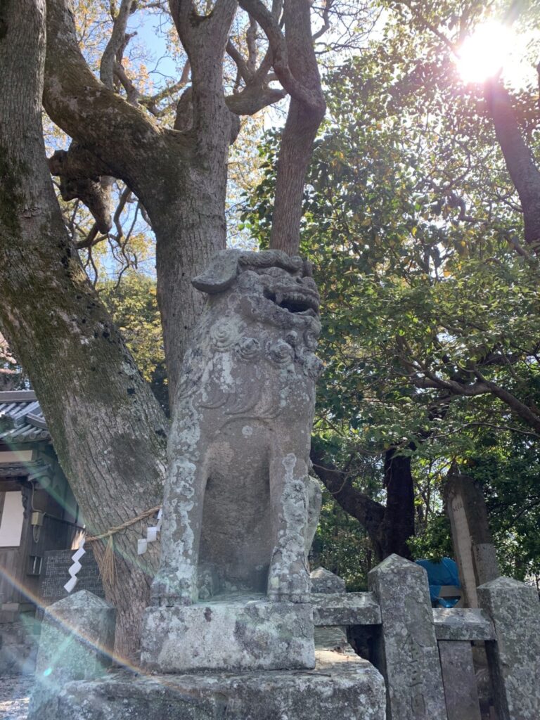 淡路島沼島八幡神社狛犬2